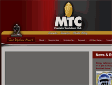 Tablet Screenshot of manheimtouchdownclub.com
